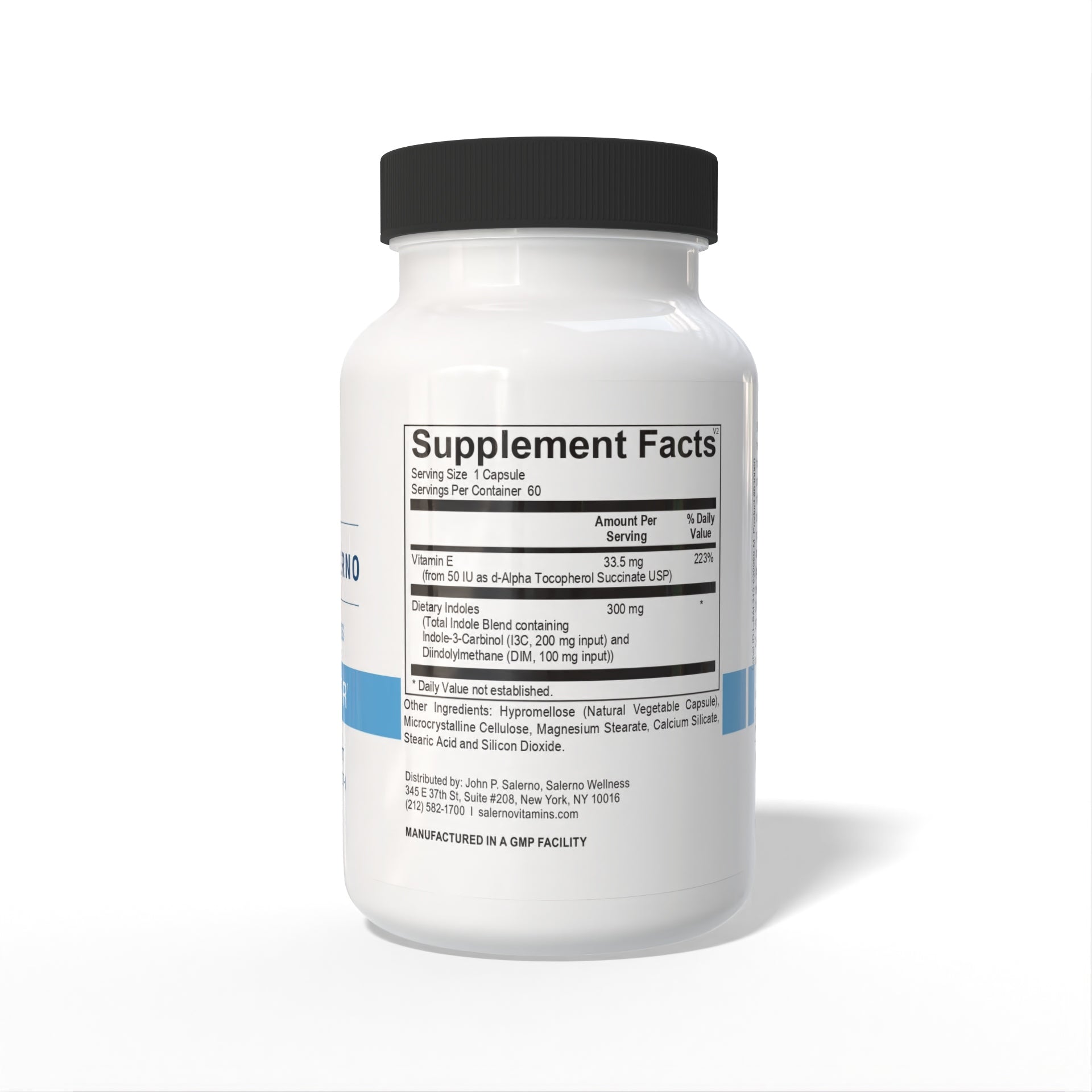 Supplement Facts - Estro Factor Dietary Supplement - Dr. John P. Salerno