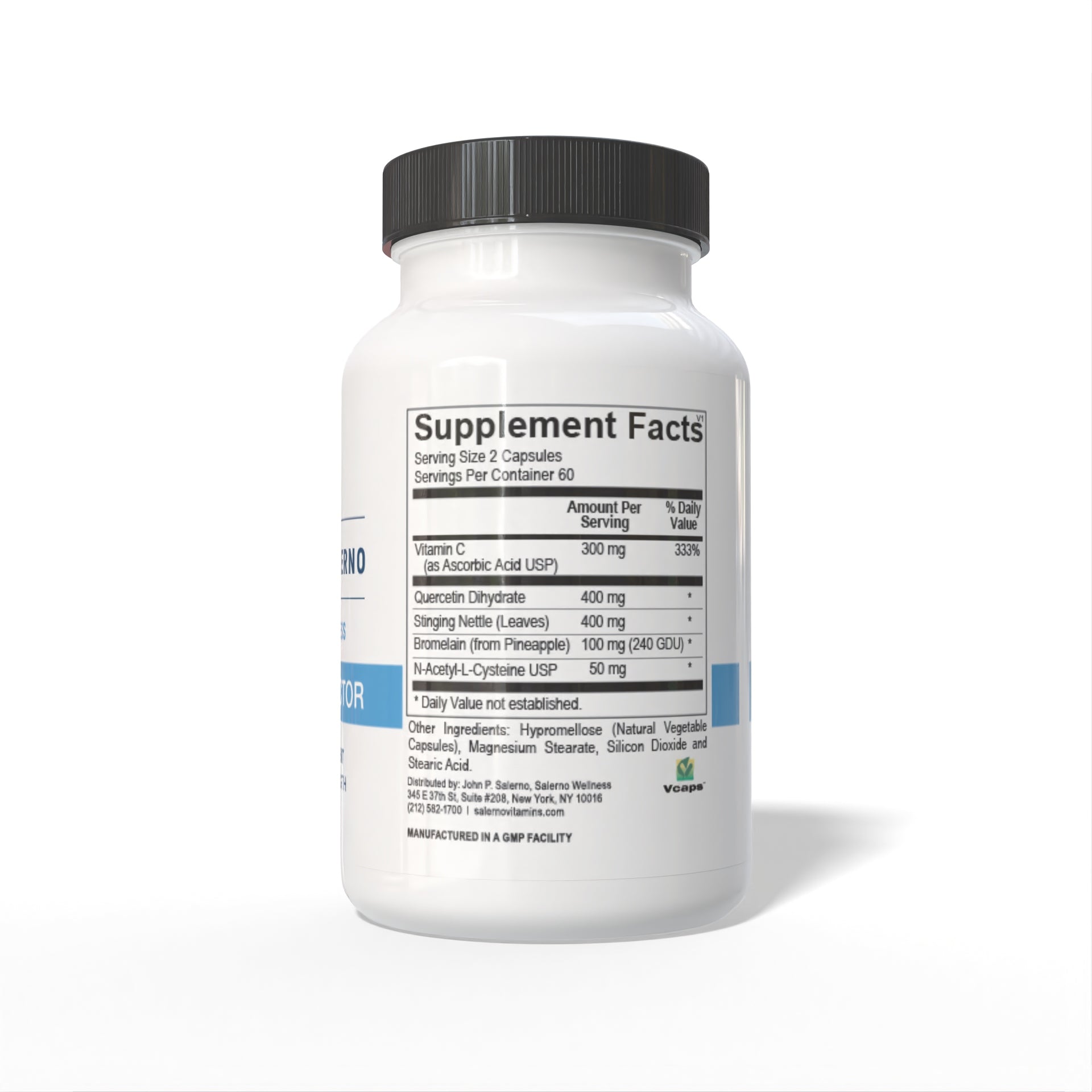 Supplement Facts: Seasonal Factor Dietary Supplement - Dr. John P. Salerno, Salerno Wellness
