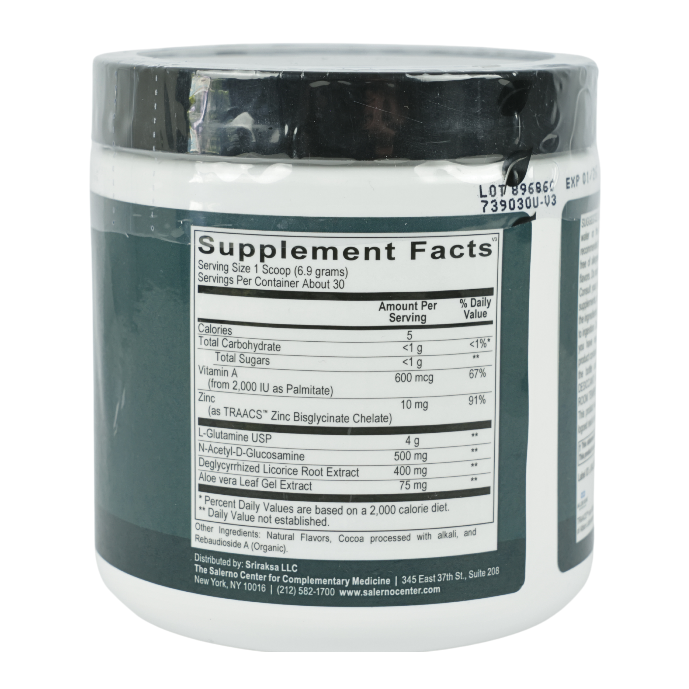 Supplement Facts - GI Factor - A Professional Strength Supplement Developed by Dr. John Salerno