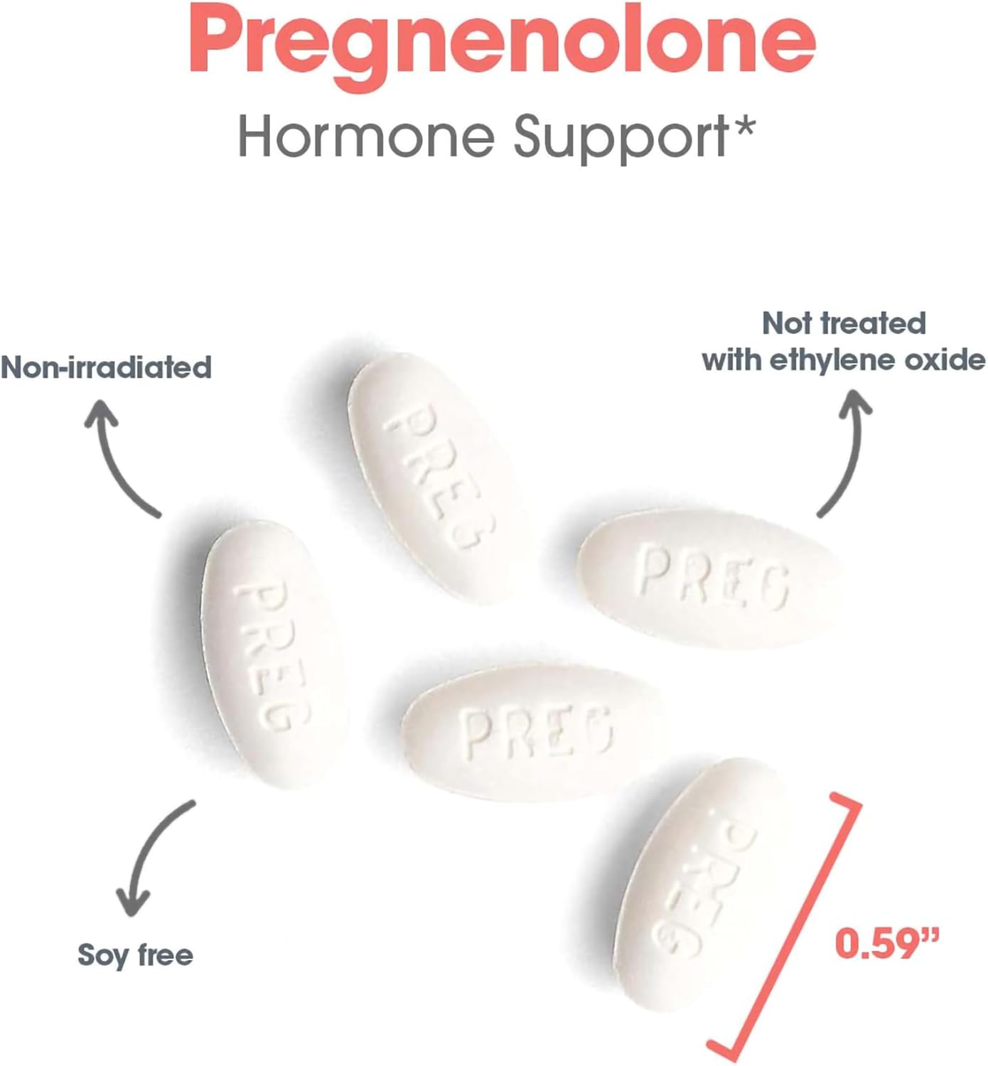 Pregnenolone 100 mg - Hormone Support