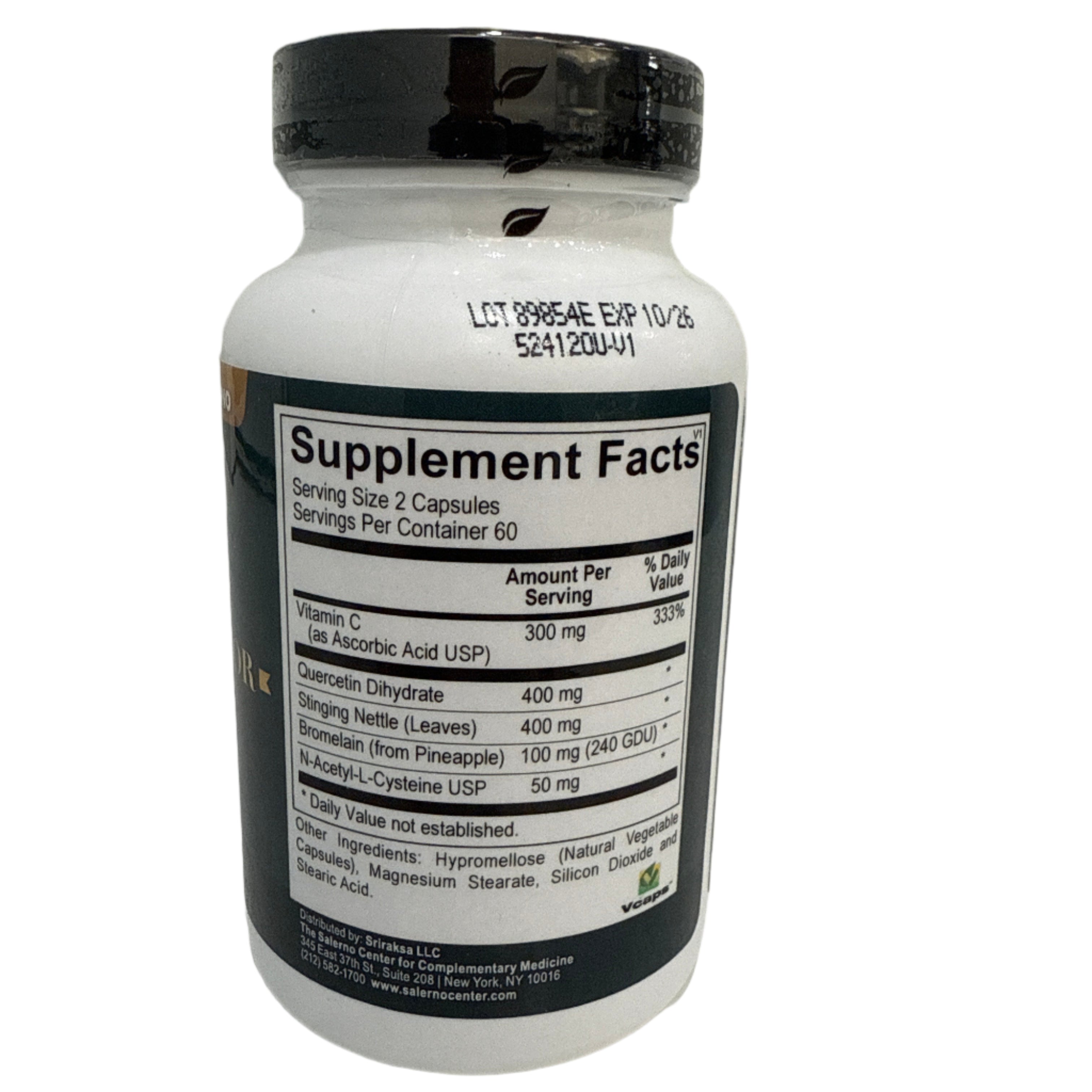 Seasonal Factor - Supplement Facts