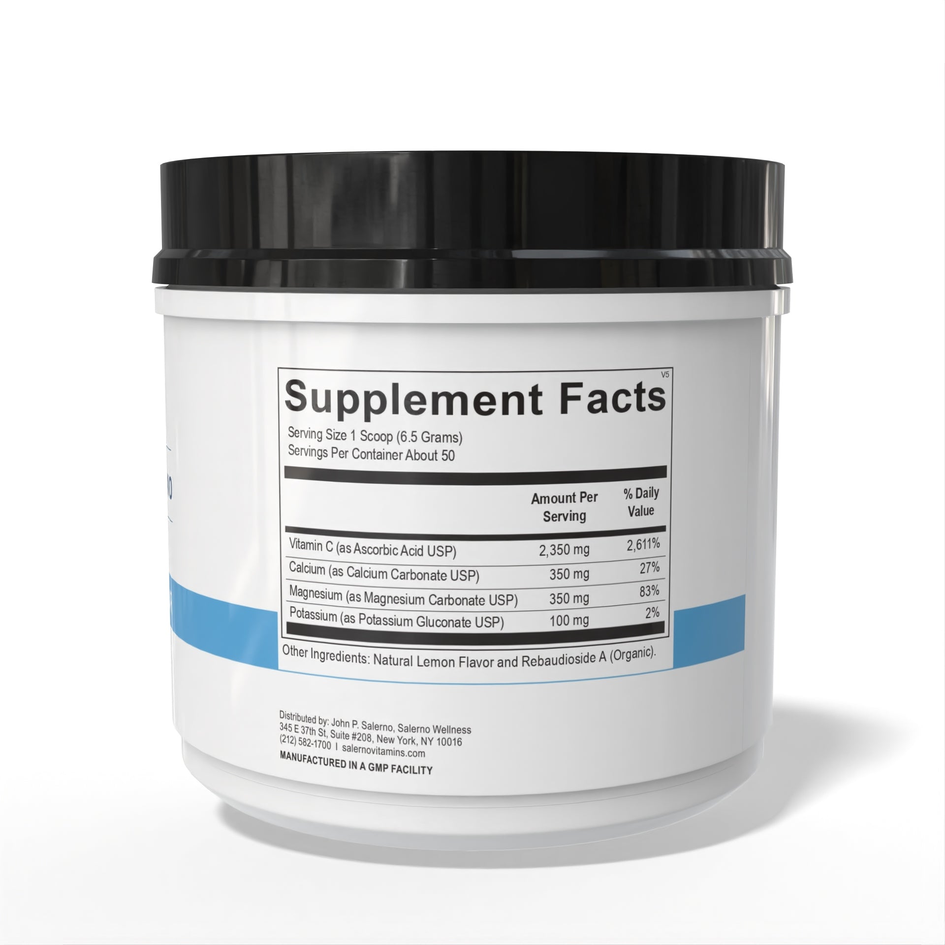 Supplement Facts - Vitamin C Factor Dietary Supplement - Dr. John P. Salerno