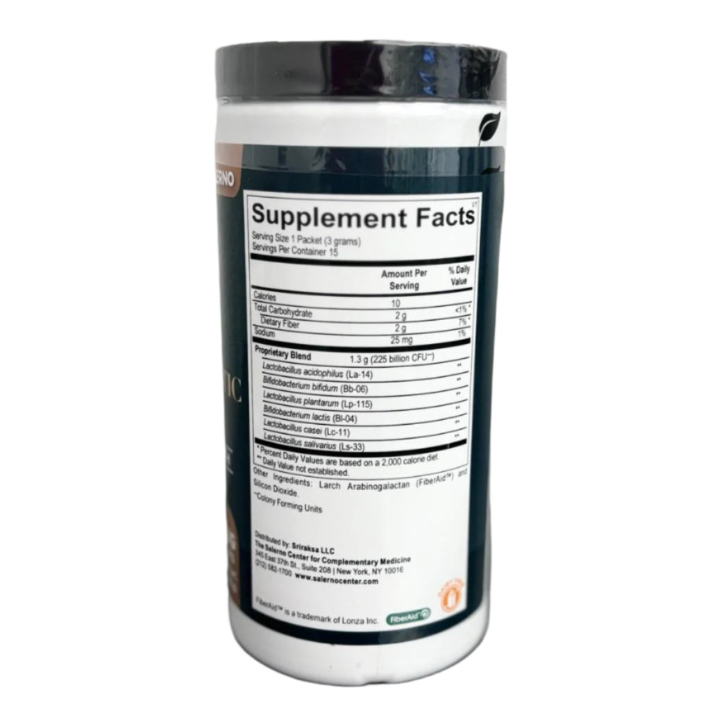 Supplement Facts - Ultra Probiotic Factor - A Professional Strength Dietary Supplement Developed by Dr. John Salerno